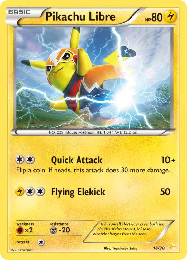 Pikachu Libre - TK9 P-30