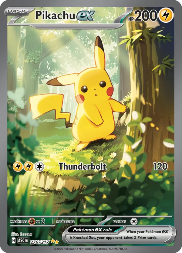 Pikachu ex - ASC 276