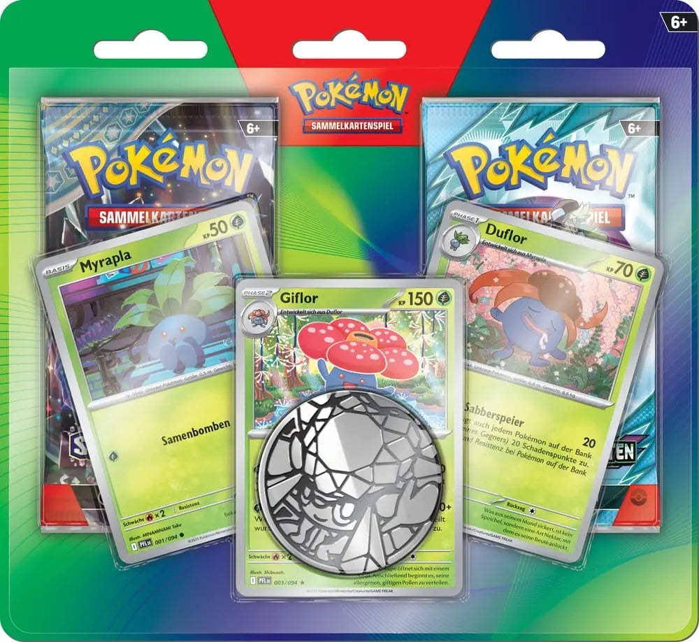 Pokémon 2-Pack-Blister  Myrapla, Duflor & Giflor